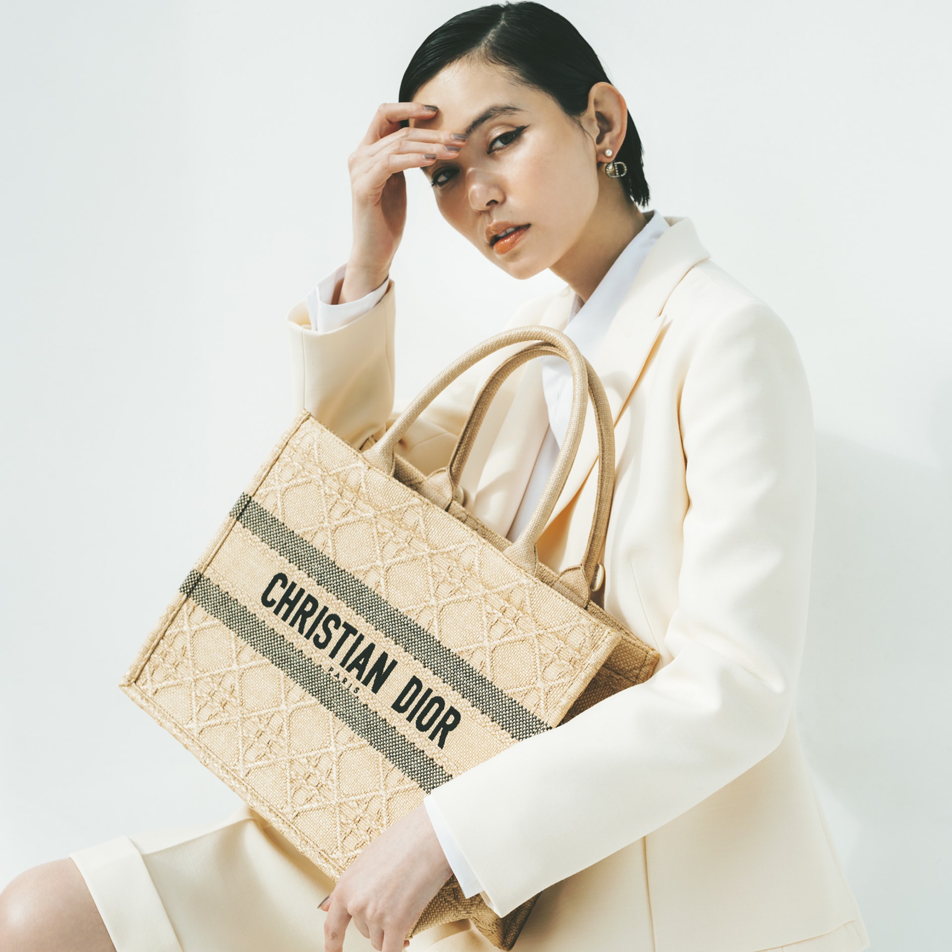 DIOR ERL ディオール ラビットパッチ ロンT M ハイネック DIOR ERLコラボ ディオール ラビットパッチ ロンT M ハイネック