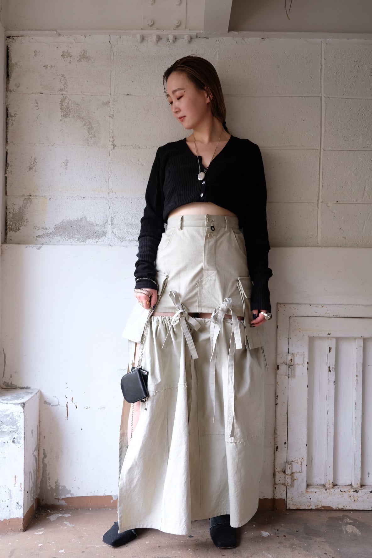 malionvintage ロングスカート MALION VINTAGE ロングスカート - メルカリ