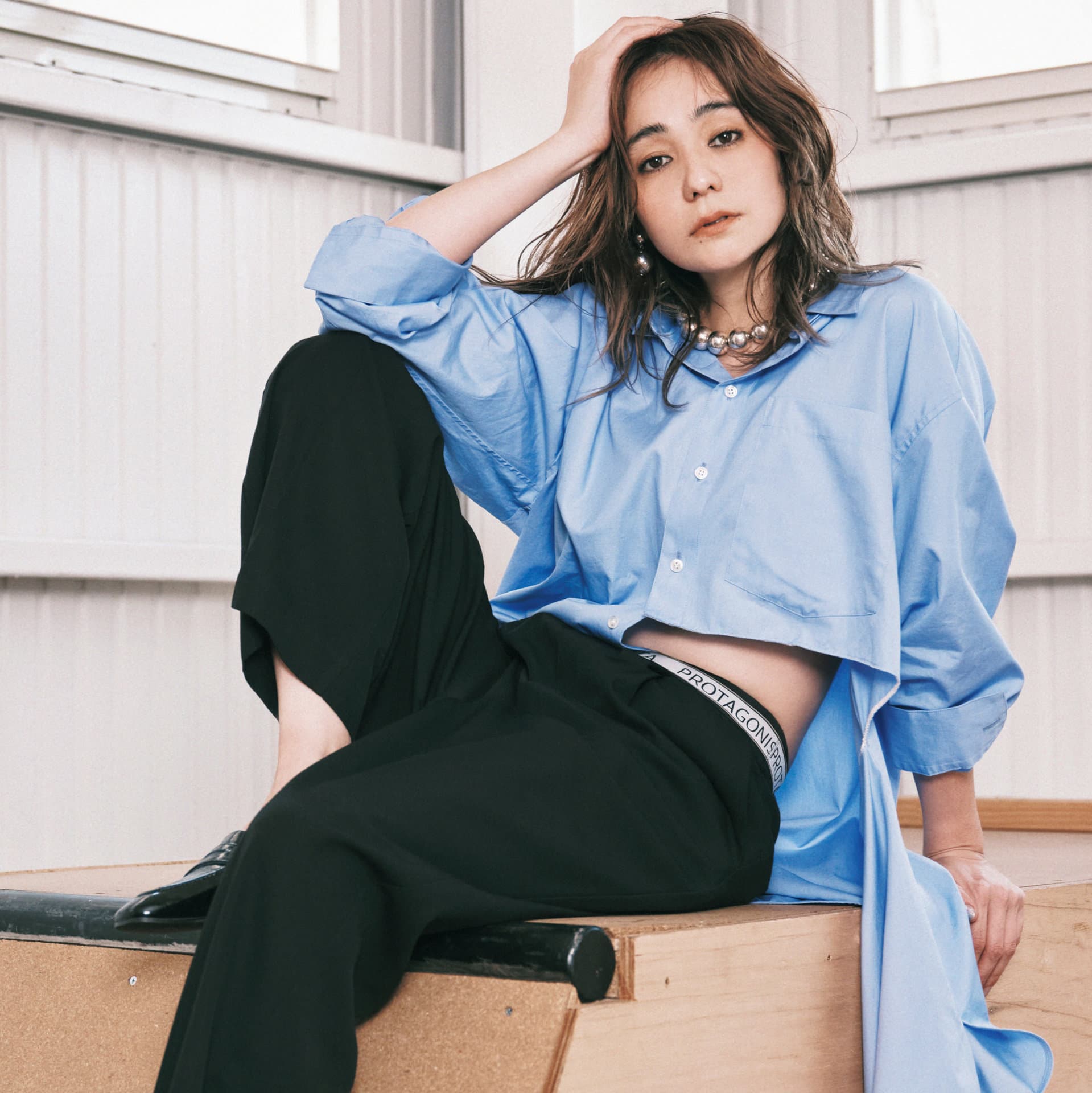 IENA 【otona MUSEコラボ】Backタックプルオーバー WhimGazette × otonaMUSE コラボレーションアイテム登場！ | ウィム