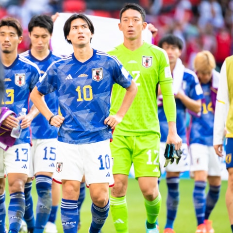 南野、権田ほかコスタリカ戦後の厳しい顔をしたサッカー日本代表メンバーたち