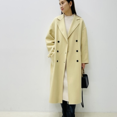 竹内雅美さんが着るロペのコート