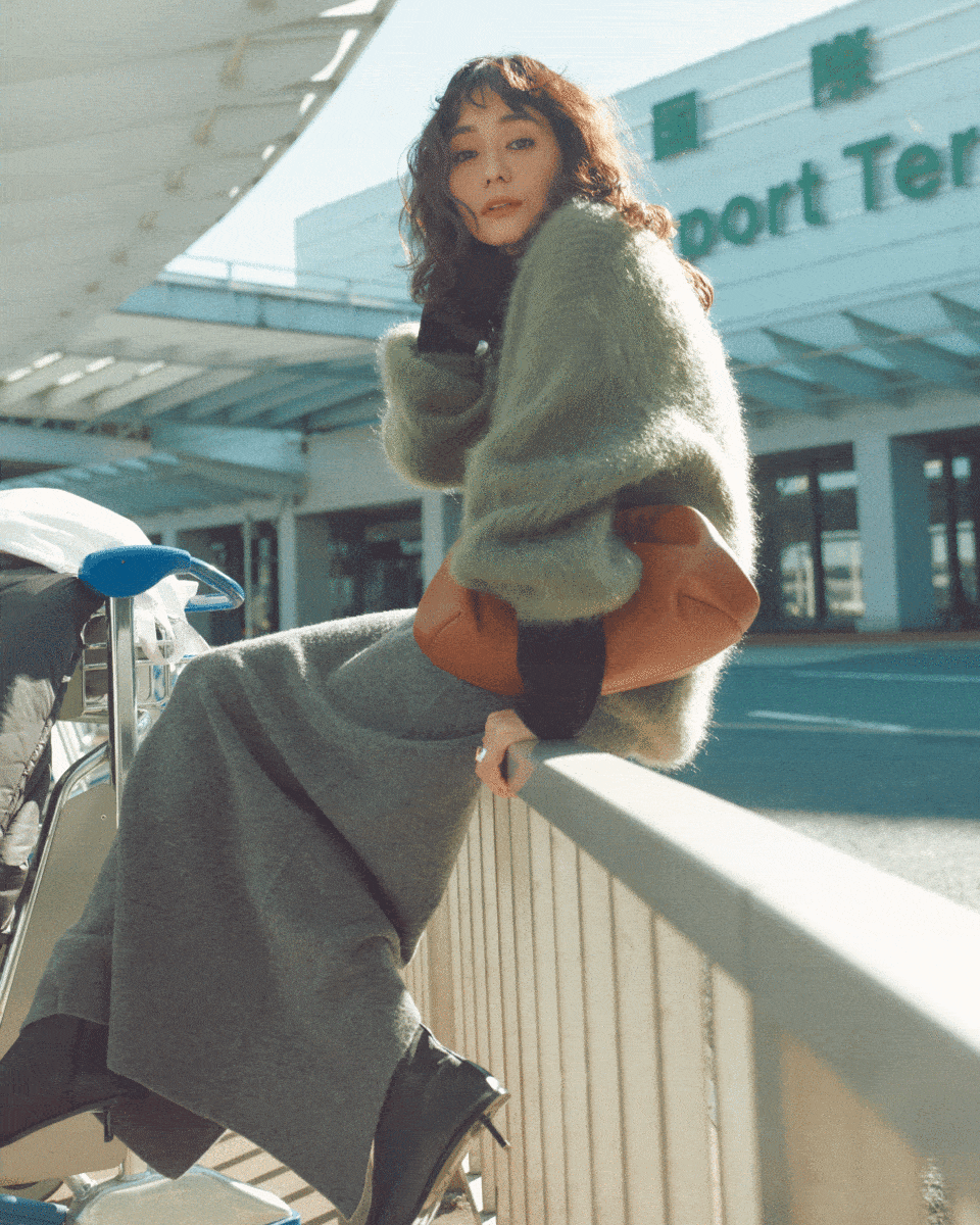 販促通販】HYKE - HYKE ハイク MOHAIR CROP KNIT モヘアクロップニット