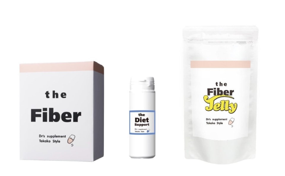 置き換えダイエットセット Fiber Replacement Diet Set セット内容：［the Fiber/the Fiber Jelly/the Diet Support］￥15,000
