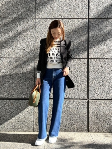 蕪木直子さんが着るソニアリキエルのニット