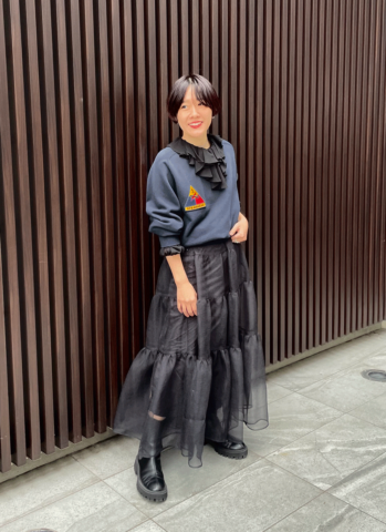 Whim Gazetteディレクター若林美緒さんのブーツスタイル