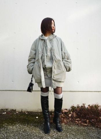 JANE SMITHデザイナー、和井田多佳さんのブルゾンスタイル