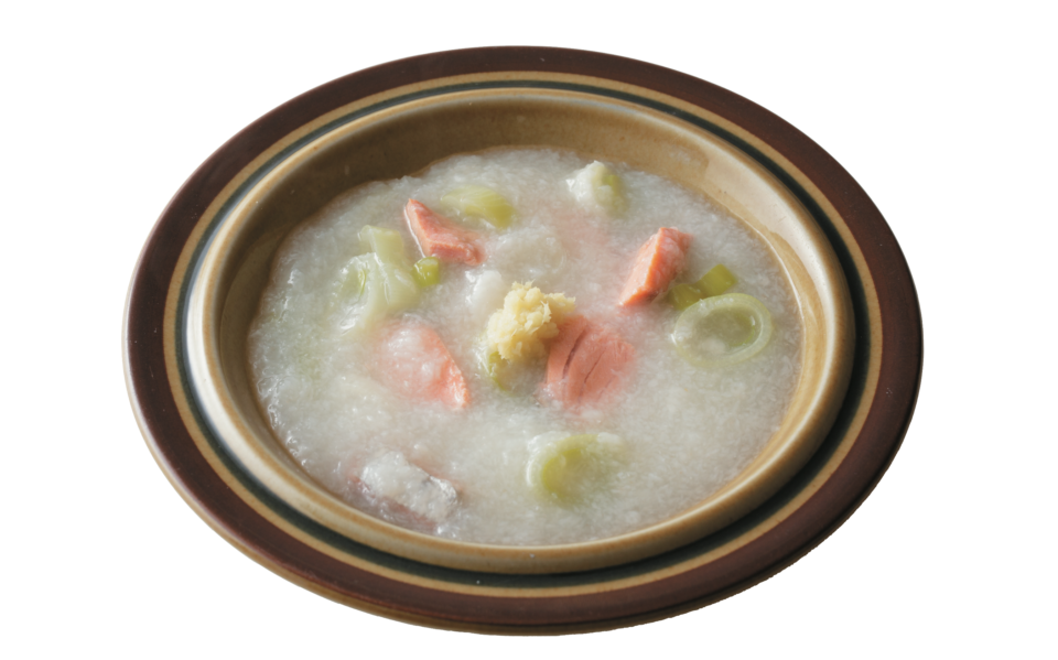 大庭英子先生『塩鮭とねぎのれんこんスープ』