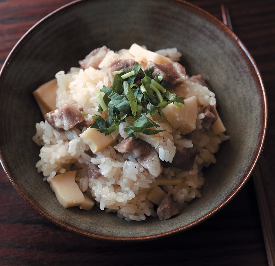料理家飛田和緒さんの「塩豚おこわ」