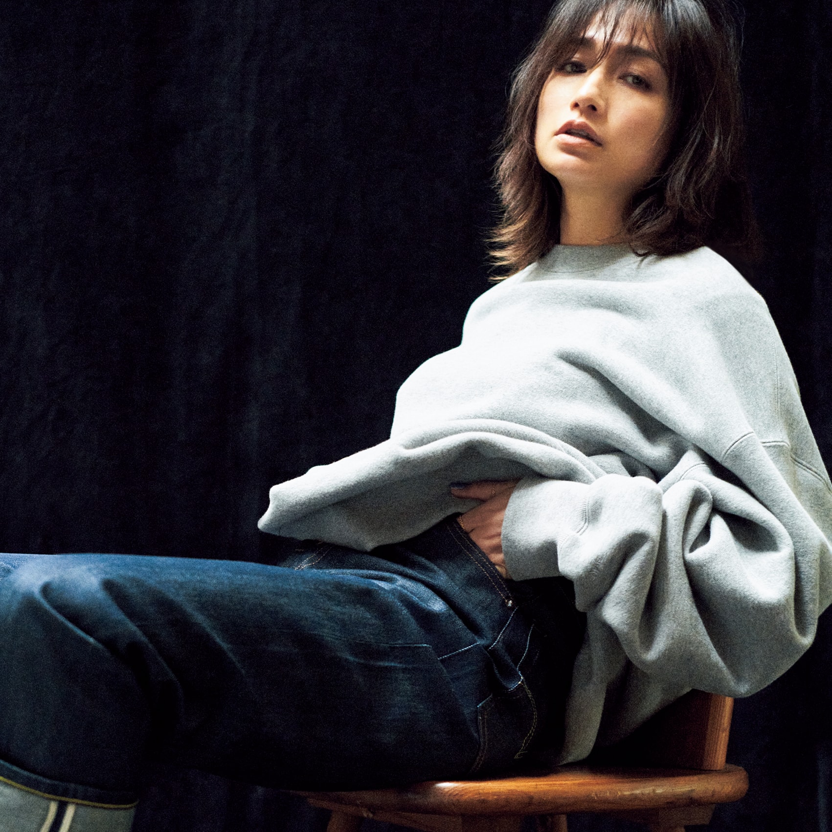 ✨️美品✨️マチャット オーバーサイズ デニムベスト 人気 インディゴ ✨️美品✨️マチャット オーバーサイズ デニムベスト 人気 インディゴ