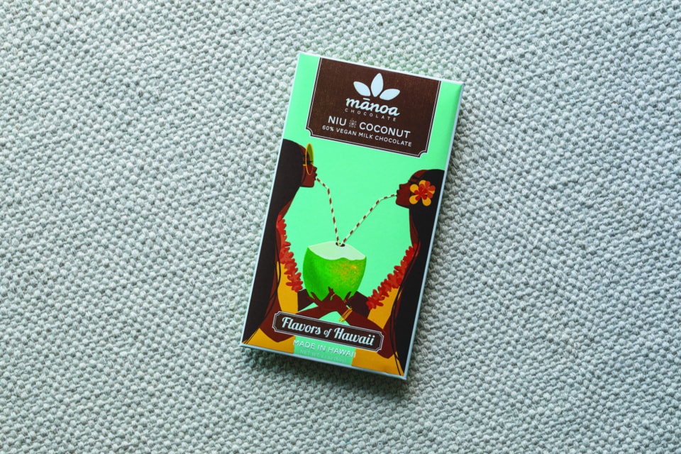 ハワイで購入したヴィーガンチョコレート
