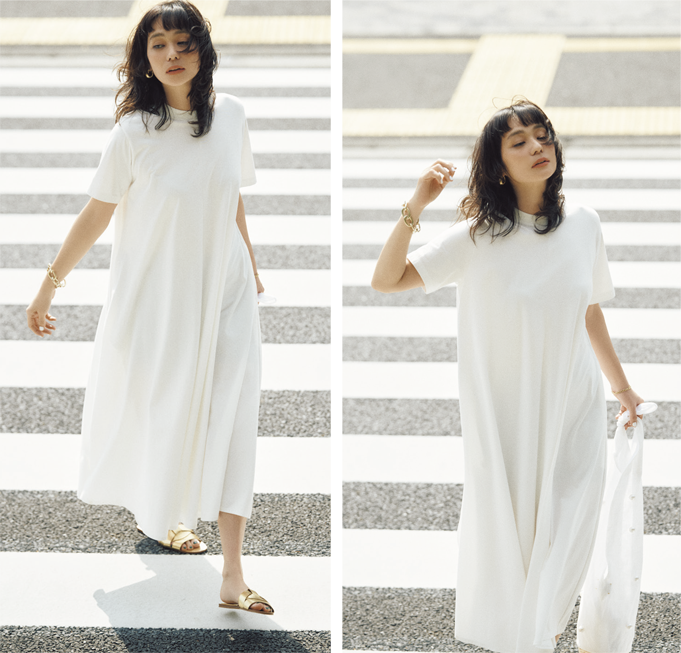 たっぷりのジャージー素材で落ち感◎、着心地は楽で最高！ いいものは