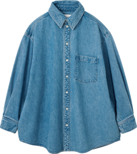〈upper hights〉 ジージャンとシャツの中間的な立ち位置で使い勝手抜群のジャケット。¥37,400（アッパーハイツ／ゲストリスト）