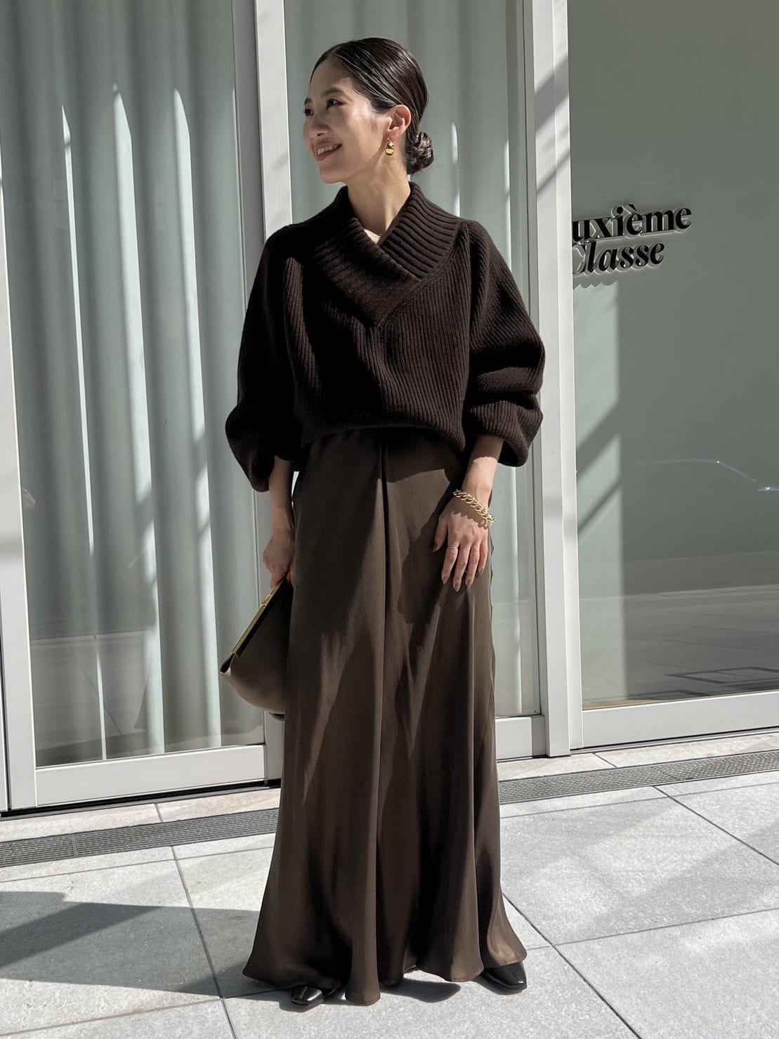 Deuxieme classe Silk マキシ スカート Deuxieme classe Silk マキシ スカート