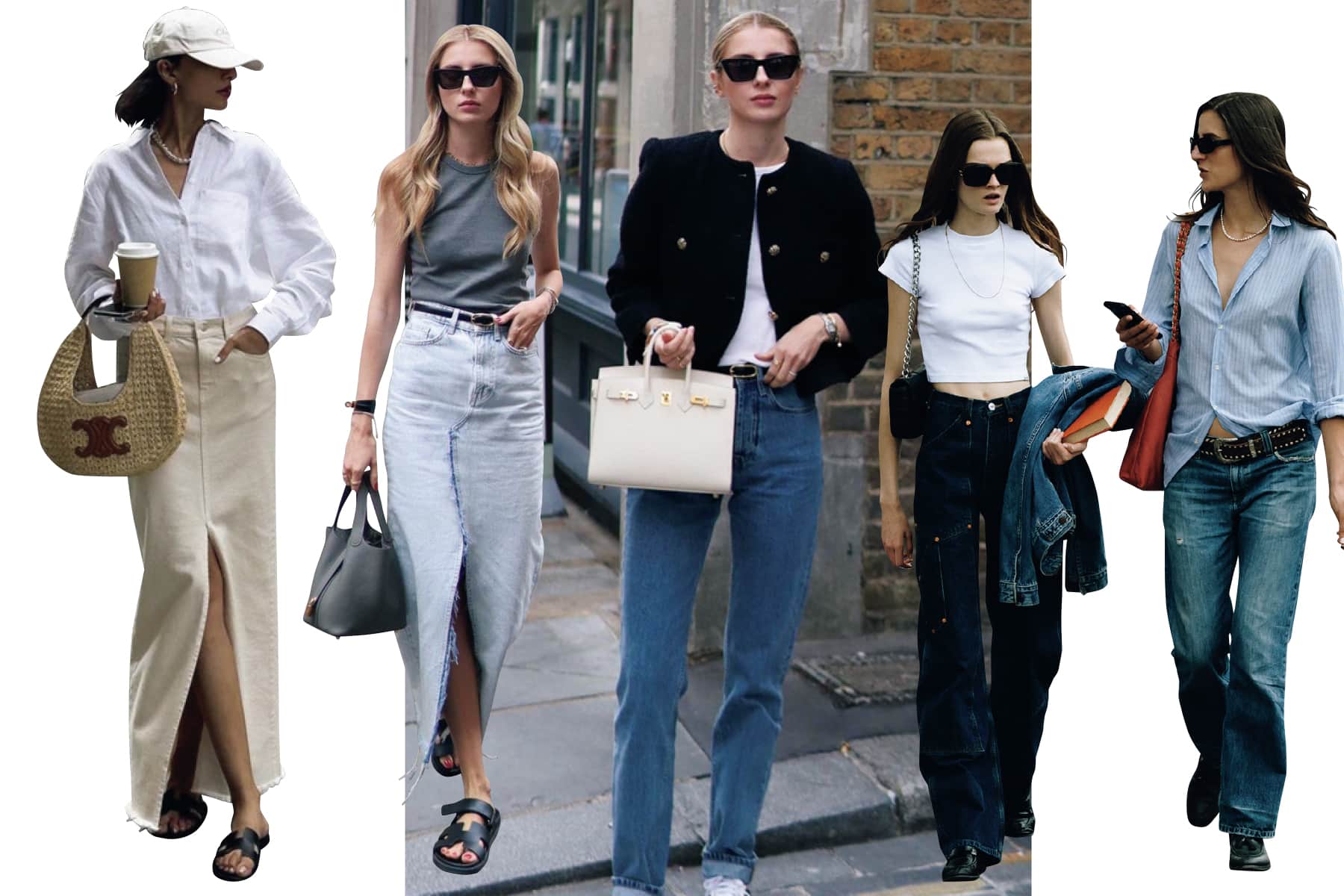 2023年モデル セオリー Theory マキシ丈 ストレート デニムスカート ✤2023SS セオリー Theory マキシ丈 ストレート デニムスカート✤