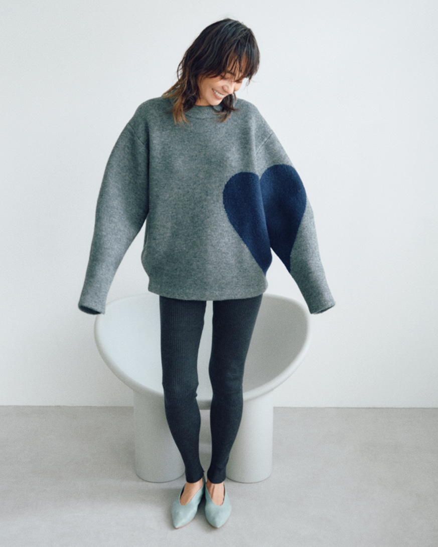 NKNIT ♡pattern KNIT ハートニットコメント失礼いたします - ニット ...