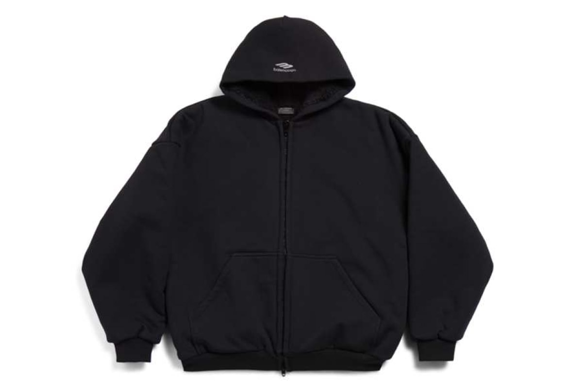 3B SPORTS ICON アウターウェア ジップアップ HOODIE¥500,500（バレンシアガ／バレンシアガ クライアントサービス）色違いのREDはポップアップ限定※伊勢丹新宿店 メンズ館 ポップアップ限定