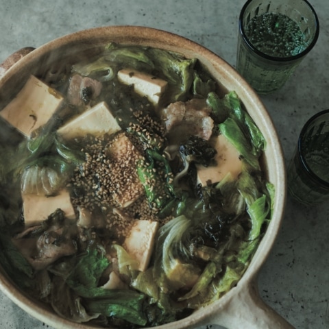 料理研究家・市瀬悦子さんの『豚バラ、レタス、豆腐の台湾風鍋』