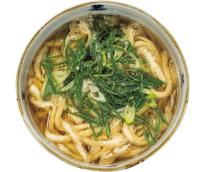 じんぐうみち萬樹のきつねうどん 京のおばんざい盛り合わせ付き