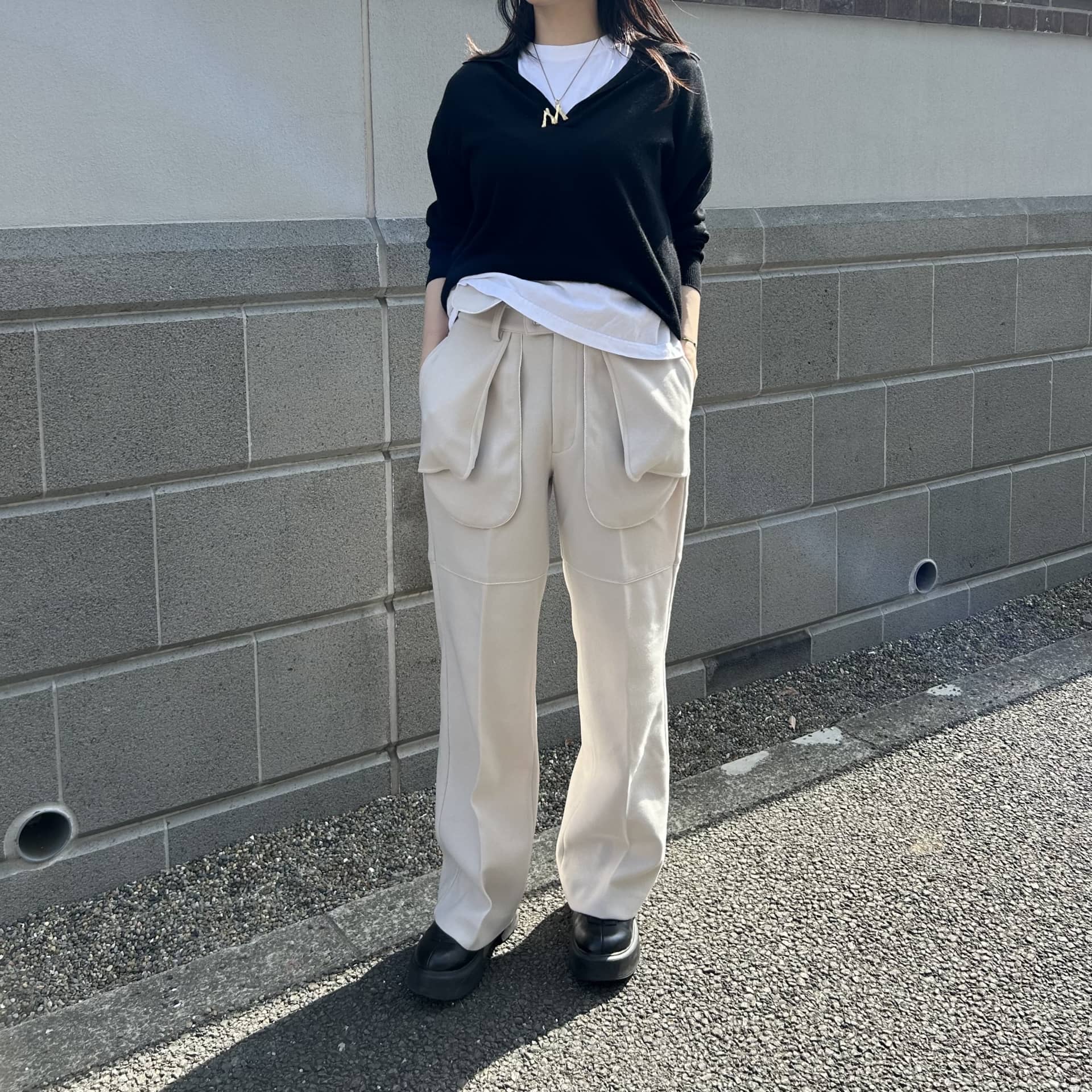 パンツ RANDY 20aw 買ってよかった、冷え性にもオススメ【RANDY】のインサイドアウト