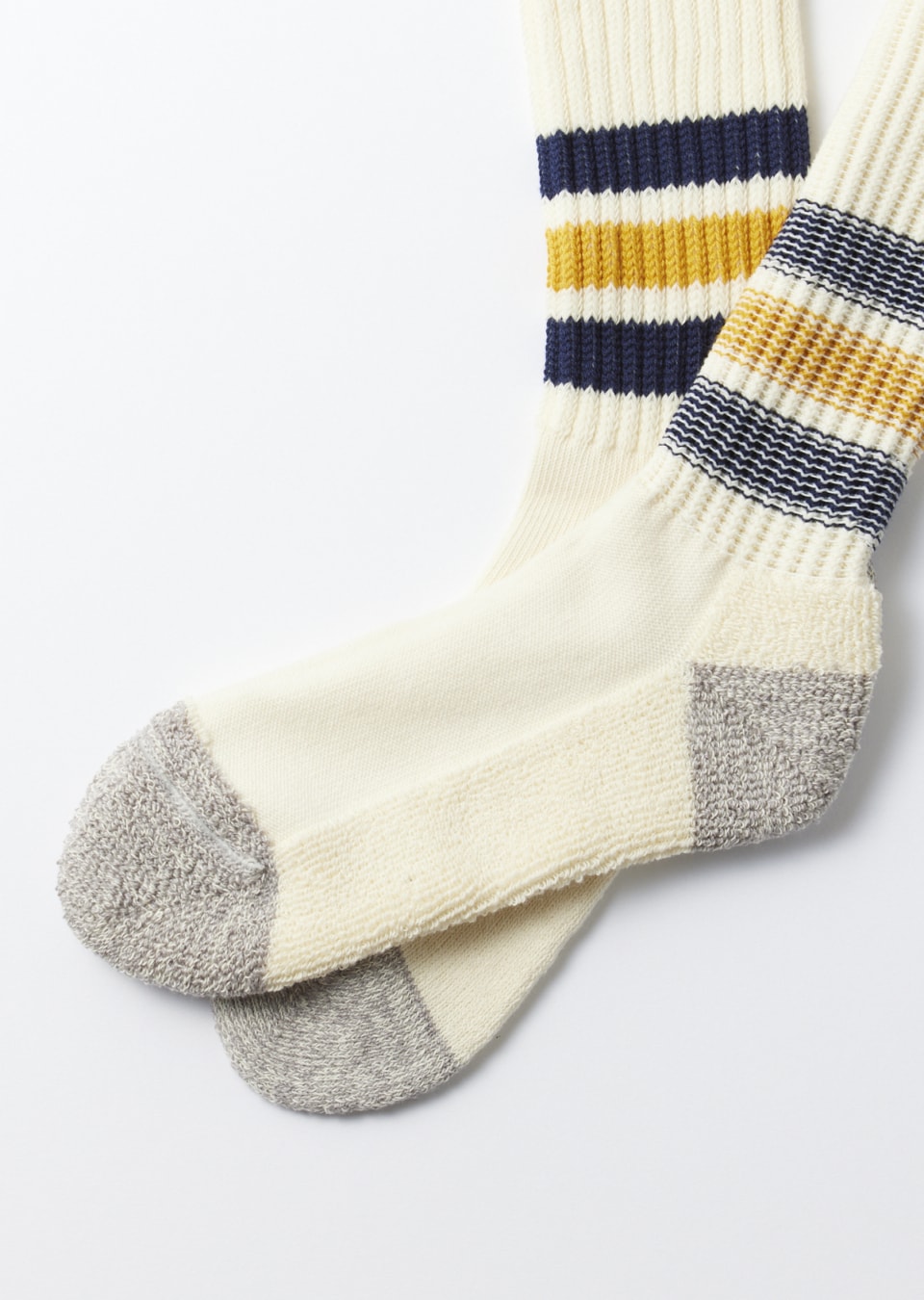 ROTOTO COARSE RIBBED OLDSCHOOL CREW SOCKS ￥2,530