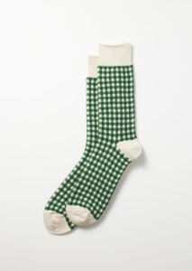 ROTOTO GINGHAM CHECK SOCKS ￥2,860