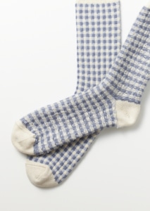 ROTOTO GINGHAM CHECK SOCKS ￥2,860