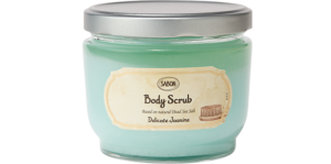 ボディスクラブ デリケート・ジャスミン 600g ¥5,830（SABON Japan）