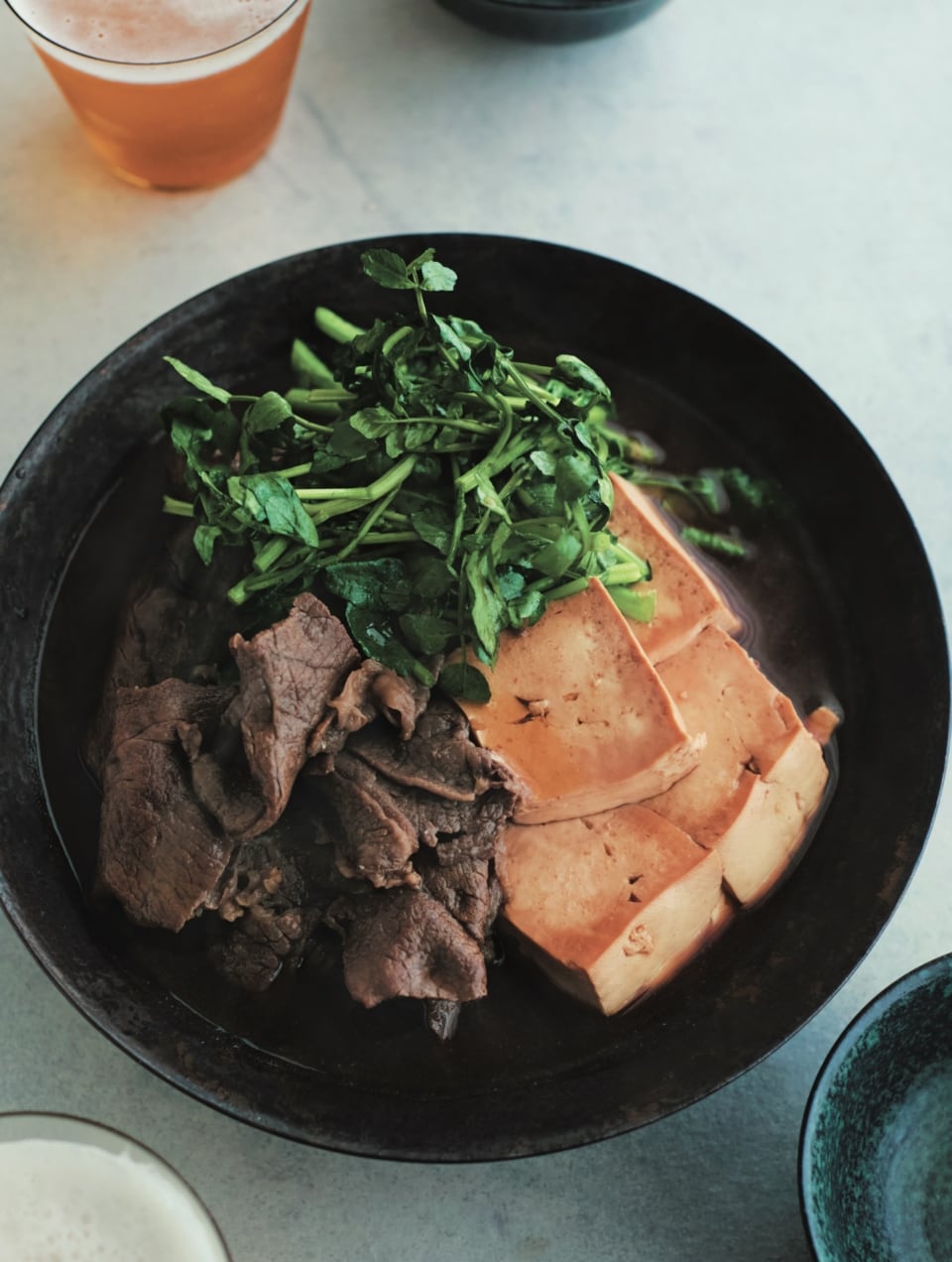 料理研究家／高山かづえさんの『クレソン肉豆腐』レシピ