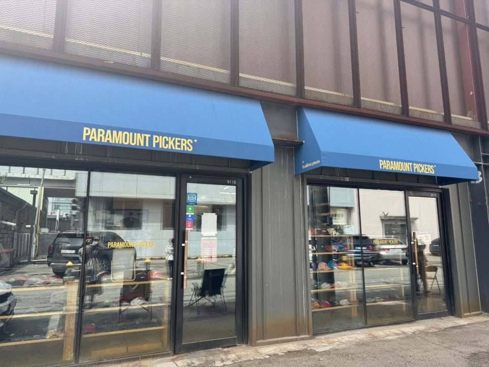 韓国　ソウル　Seoul 聖水　ソンス　Paramount Pickers パラマウント ピッカーズ　ヴィンテージ　キャップ　スウェット