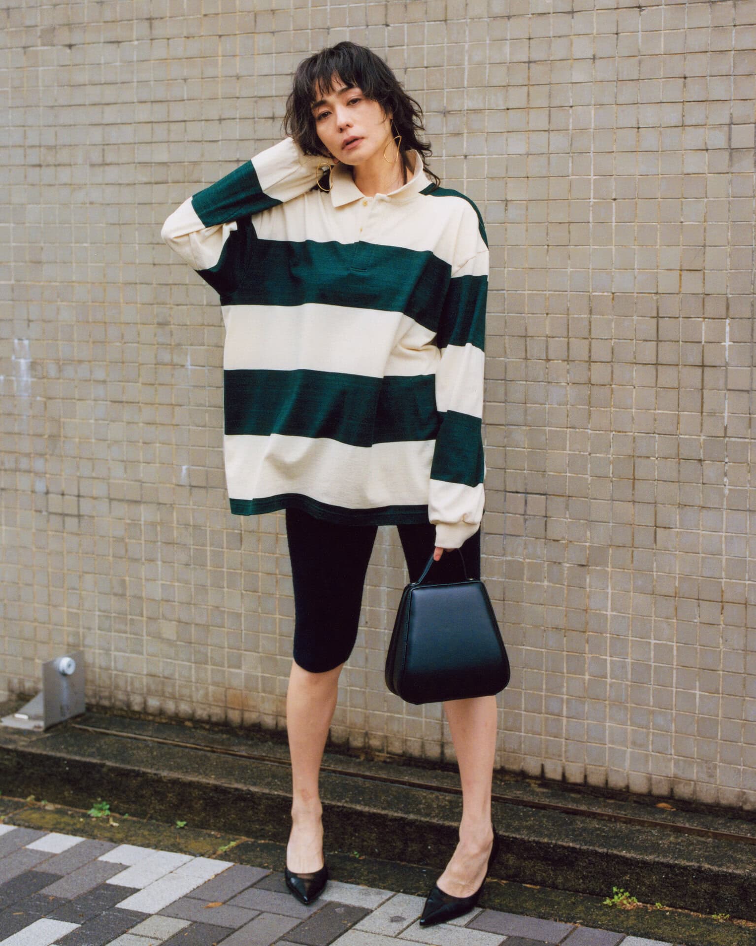 流行のメンズアイテムMIX着こなし、R40へのオススメは【ラガーシャツ