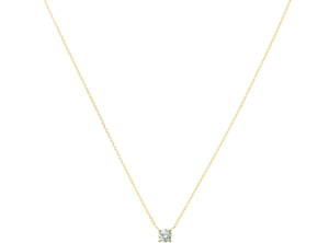 【ひなの着用】トゥインクル エシカルダイヤネックレス［YG×エシカルDIA］0.5ct・チェーン40㎝ ¥396,000※カラット数とチェーンの長さにより金額が異なります。（ELENA＆C）