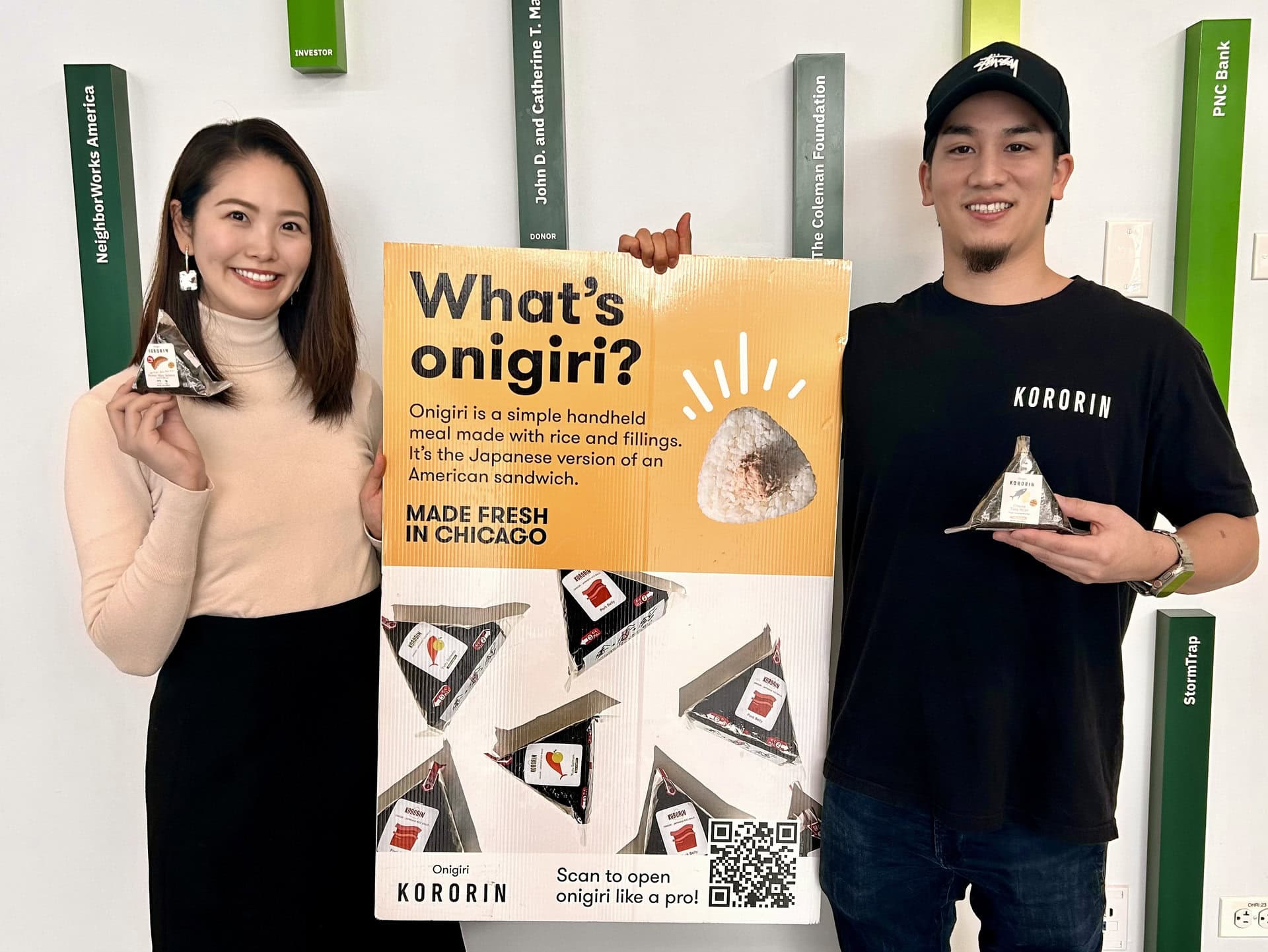 日本のおにぎりをアメリカで広めたい！ シカゴで「Onigiri KORORIN」を