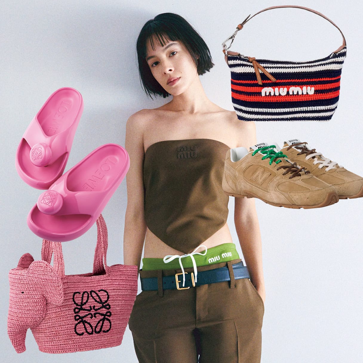 loewe  バルーンスリーブニット　ロエベ　百々千晴 ミュウミュウ&ロエベが可愛過ぎる！ 百々千晴さんら人気クリエイターの
