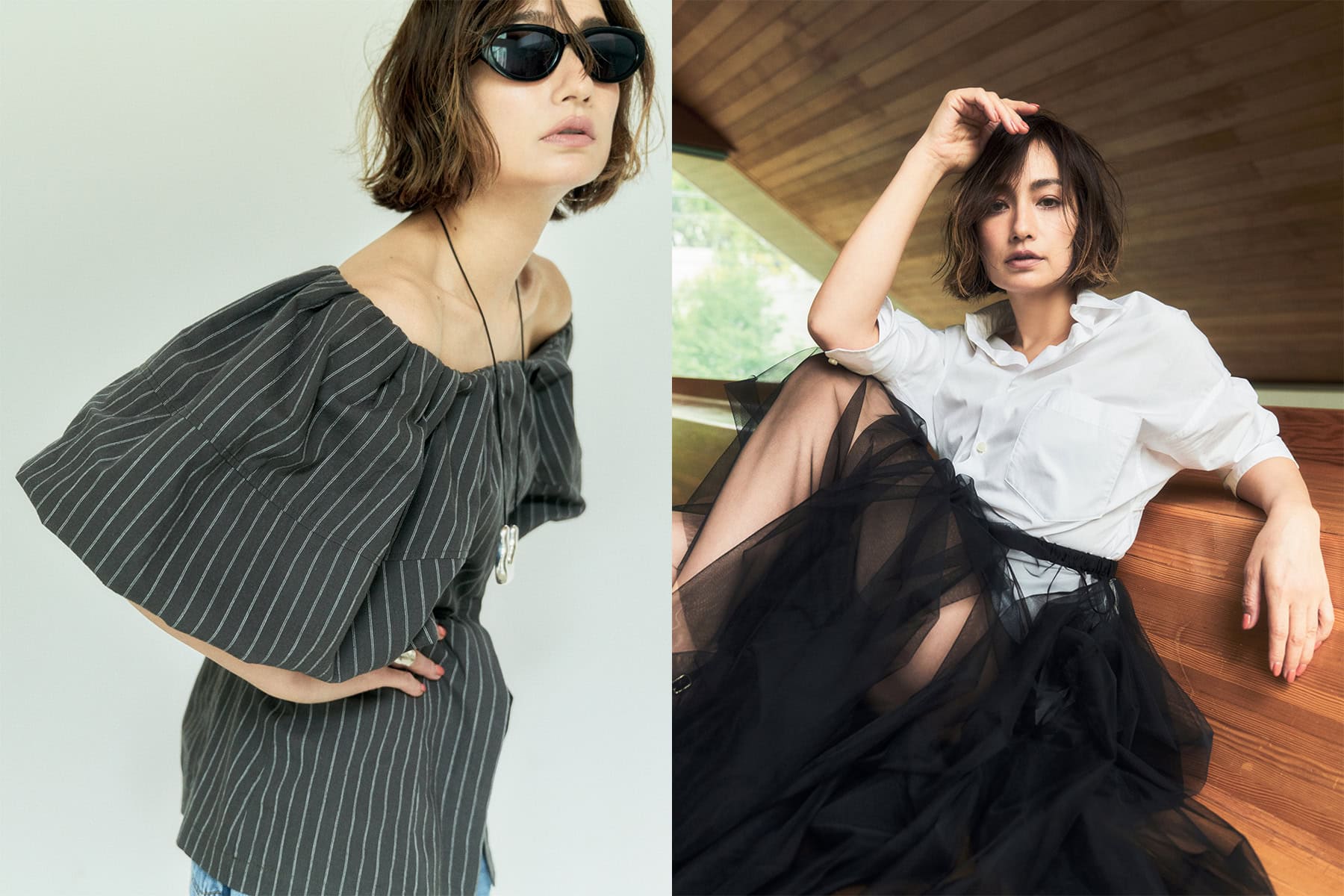 着るだけでキマる。スタイリスト加藤かすみさん流、40代以上のシャツと
