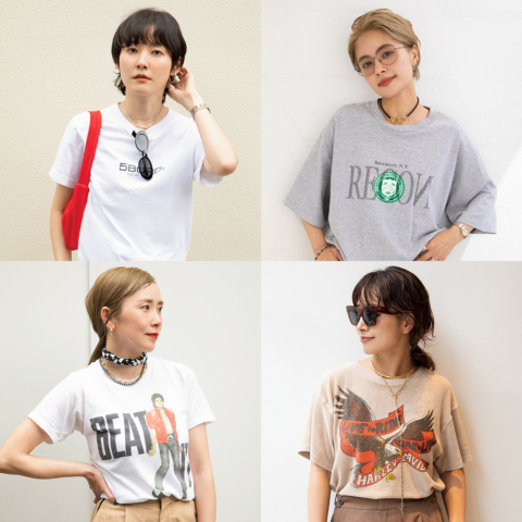 おしゃれ業界人がお手本。【プリントTシャツ】はこう着るのが正解！