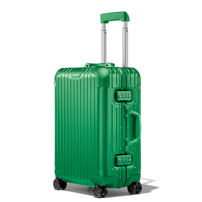 スーツケース〈ORIGINAL Cabin Emerald〉［H55×W40×D23cm］¥224,400（リモワ／リモワ クライアントサービス）