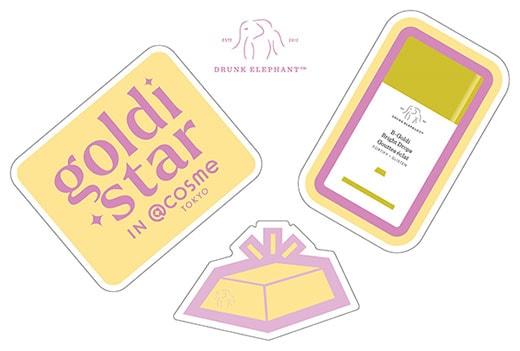 SNSでも話題のカラーセラムが試せる♡ 「ドランク エレファント Goldi Star in @cosme TOKYO」 期間限定オープン！