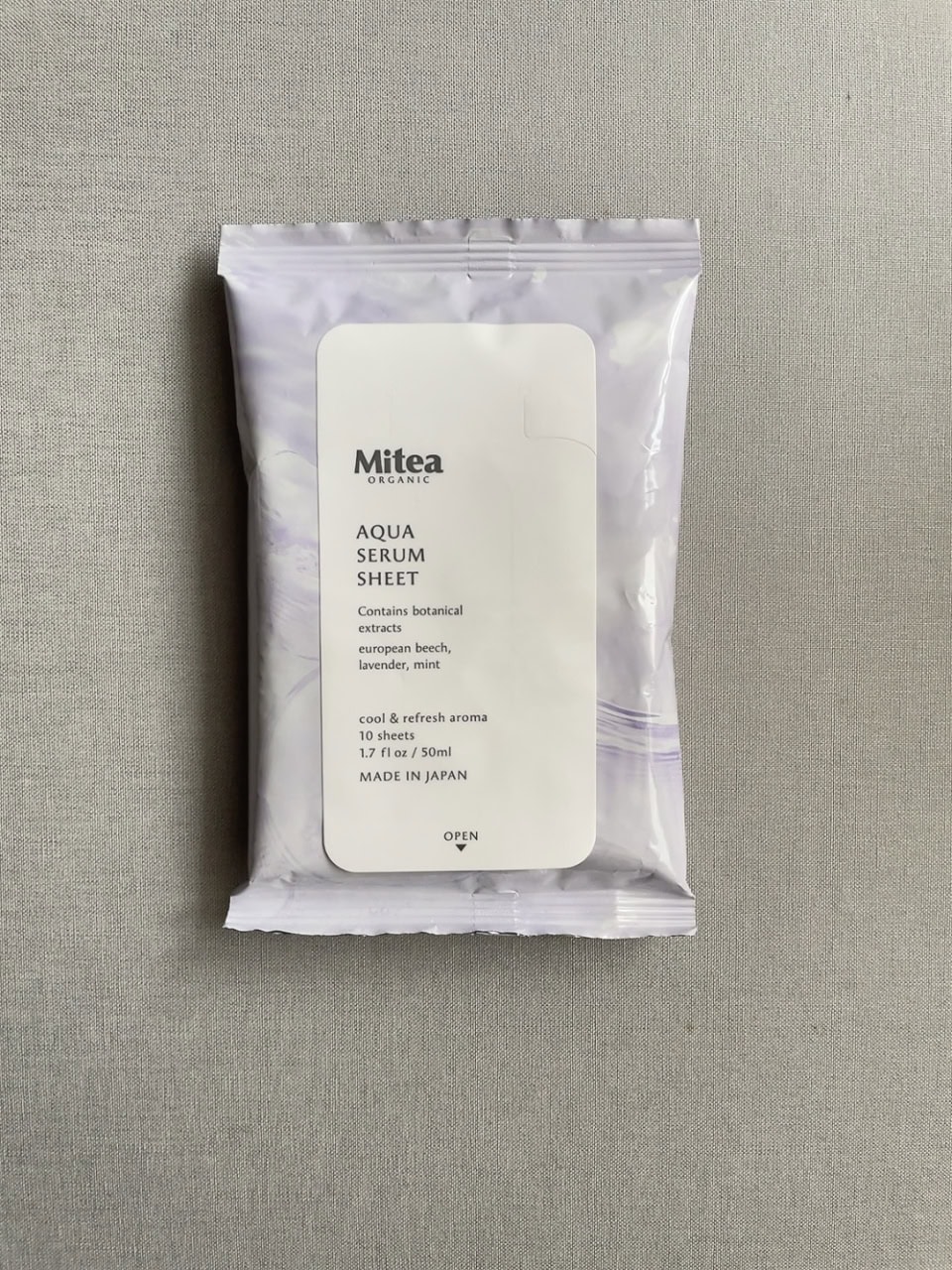 Mitea ORGANIC アクアセラムシート 10枚入り ￥539