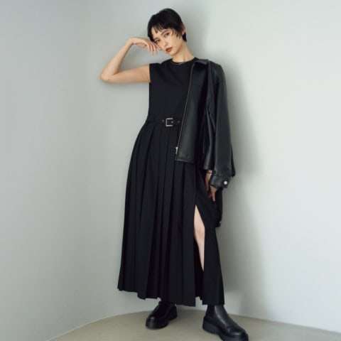 allureville×otona MUSE プリーツワンピース アルアバイル オトナ  