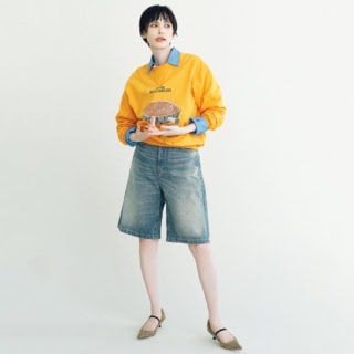 DIESELのハーフデニムパンツ