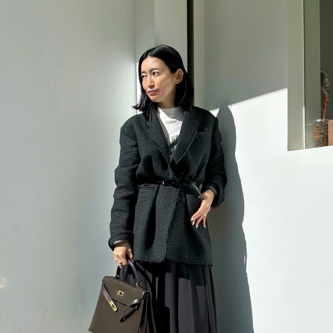 美品⭐︎マークアンドロナ　レディース ブラック Vネック 1020_nakayamasan_1-