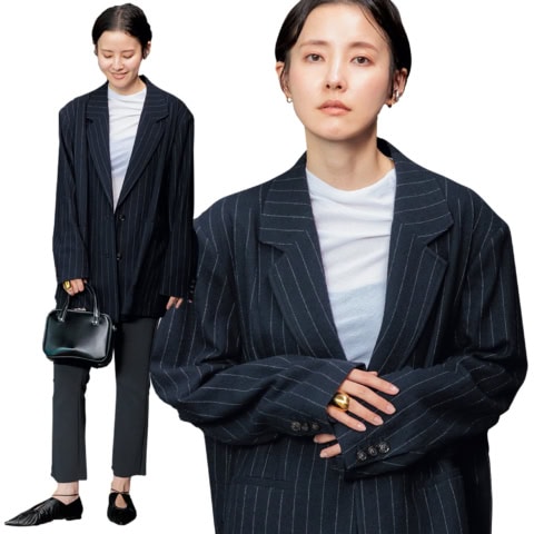 おしゃれを愛する大人の「ヌケのあるクラシカルコーデ」に注目！【上枝みどりさんの私服スナップ】　