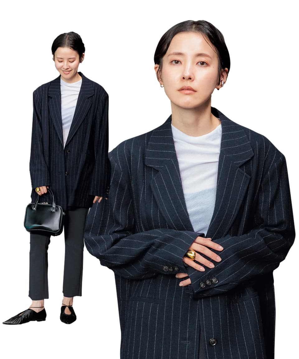 おしゃれを愛する大人の「ヌケのあるクラシカルコーデ」に注目！【上枝みどりさんの私服スナップ】　