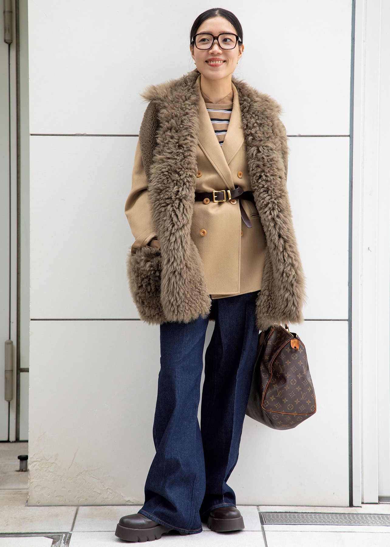 L'Appartement】ファー ベスト