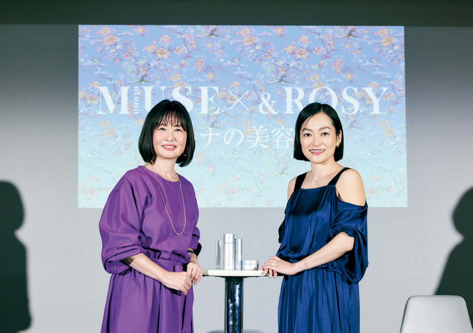 倉田真由美さん　& ROSY編集長　エテルナム