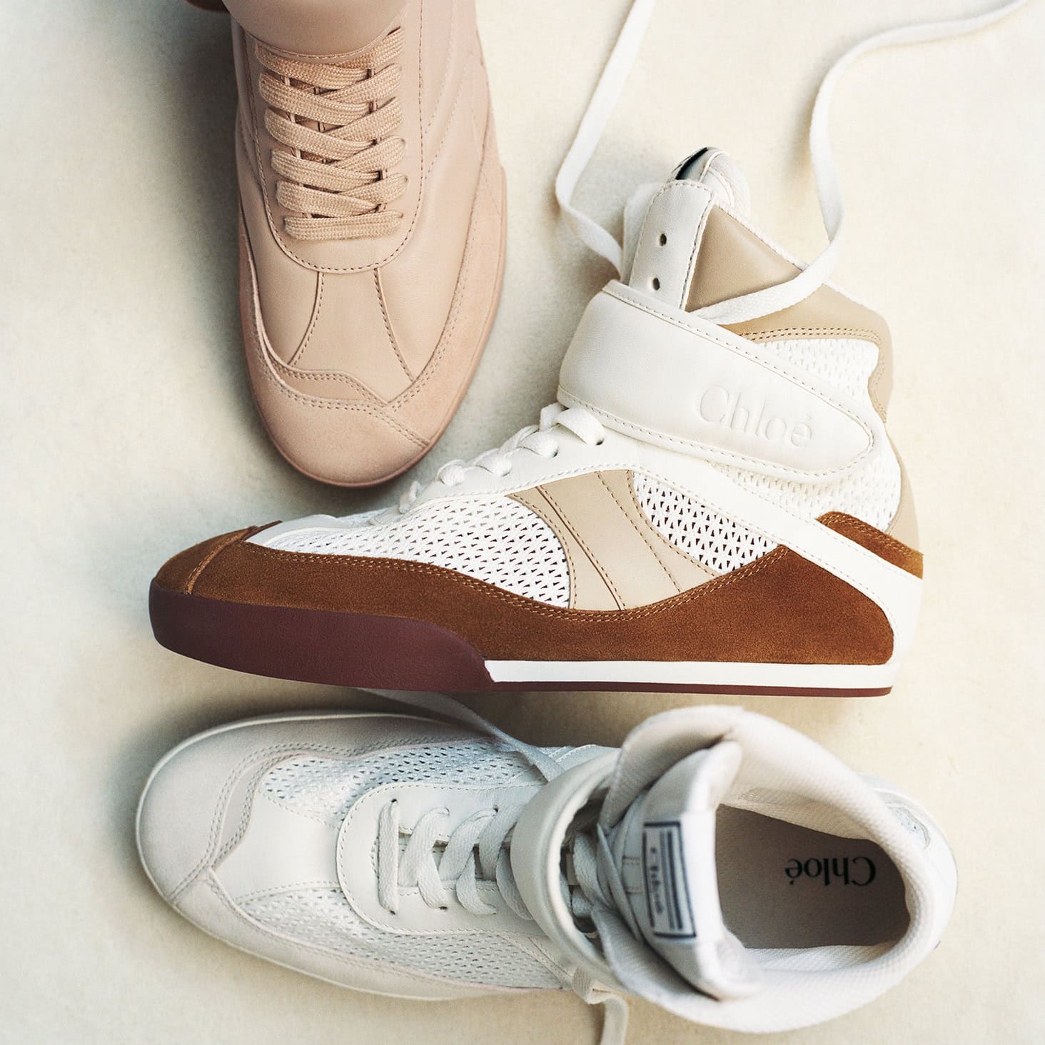 【関税込み】Chloe グリーン 'Chloe' Kick スニーカー Kick Sneaker | CHLOÉ | elysewalker