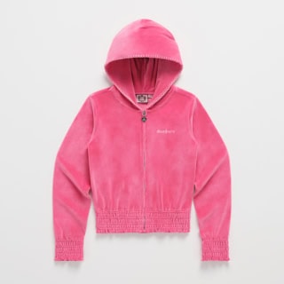 Mad Juicy Smocked Velour Zip Up ¥30,800