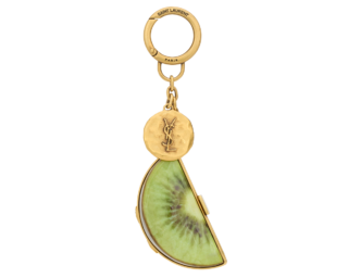 キウイ キーリング（レジン）¥126,500（サンローラン バイ アンソニー・ヴァカレロ／サンローラン クライアントサービス）