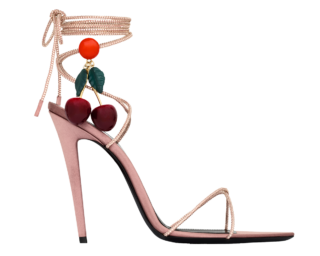 サンダル〈モン・シェリ〉［ヒール11㎝］¥627,000（サンローラン バイ アンソニー・ヴァカレロ／サンローラン クライアントサービス）