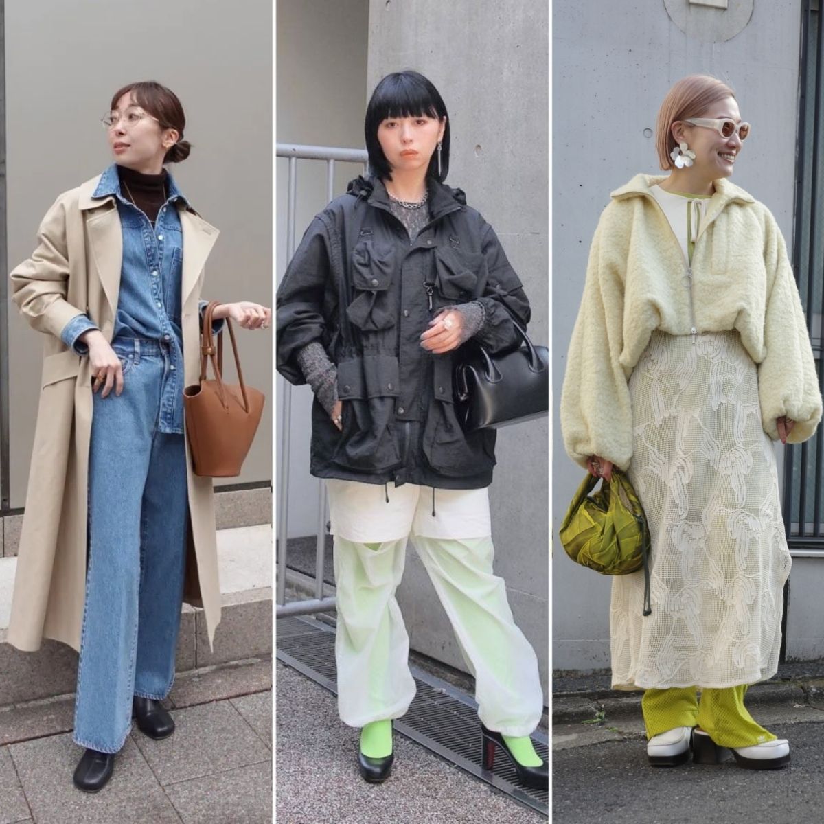 30代・40代スナップ】春アウターのレイヤードテク満載！「業界人の